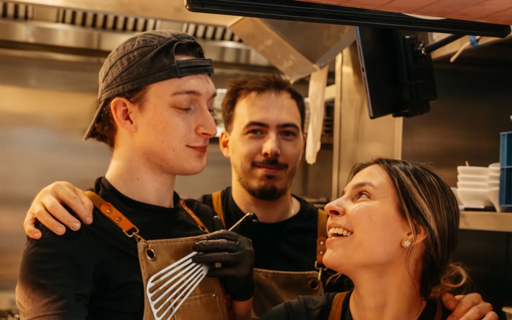 The kitchen team at Runners